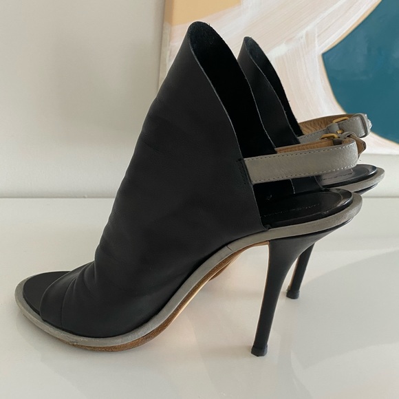 Balenciaga Paris Black and Grey Heels - Picture 2 of 4